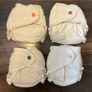 NWOT Natural Newborn Cloth Diapers (4 pack)